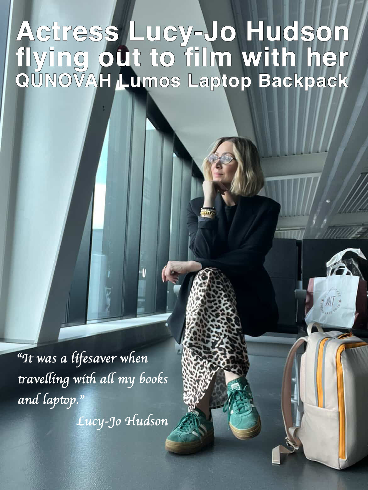 QUNOVAH® Lumos Laptop Backpack