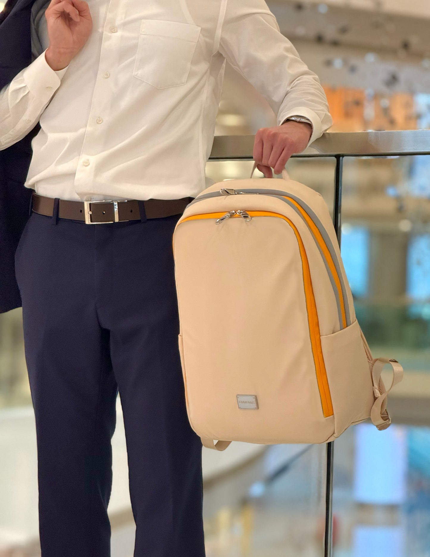 QUNOVAH Lumos Backpack Indoor Handsome Style with Shirt