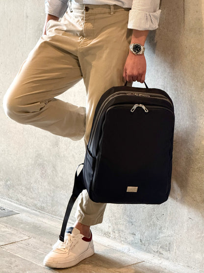 QUNOVAH® Lumos Laptop Backpack (Serene Black)